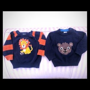 Gymboree Animal Embroidered Sweaters